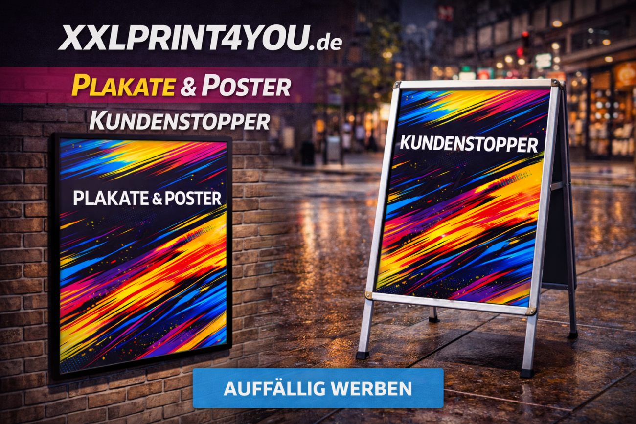 Digitaldruck & Großformatdruck  Plakate & Poster