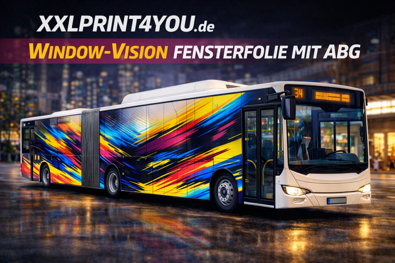 Digitaldruck & Großformatdruck Lochfolie (One Way Vision)