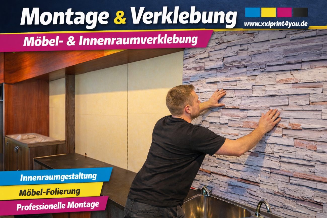 Montage & Verklebung Möbel- & Innenraumverklebung